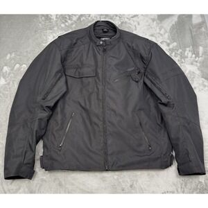 Can-Am BRP Motorcycle Jacket XL Black Motorcycle Riding Armor Gear Coat Biker